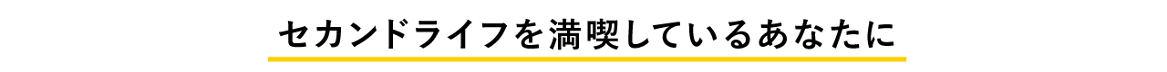 セカンドライフ
